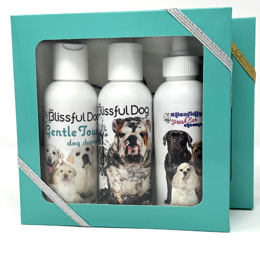 The Blissful Dog Shampoo Combo Kit, Set of 3 with Towel
