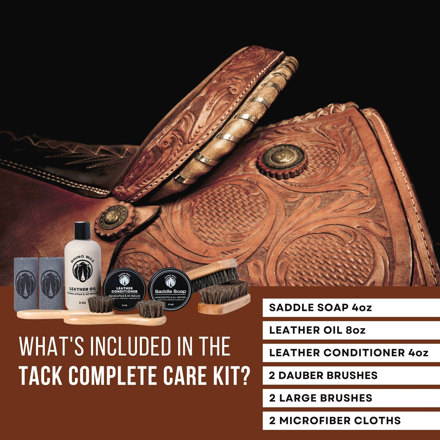 Horse Tack Complete Care Kit - 9 pieces
