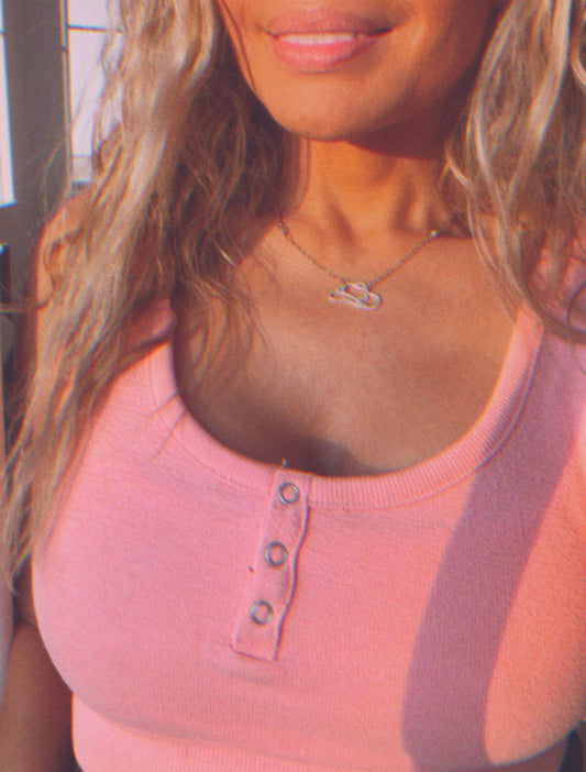 Western Dainty Silver gold Necklace