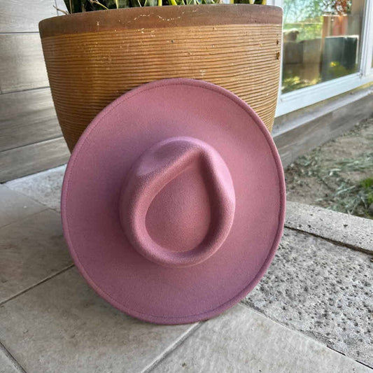 Felt Wide Brim hat