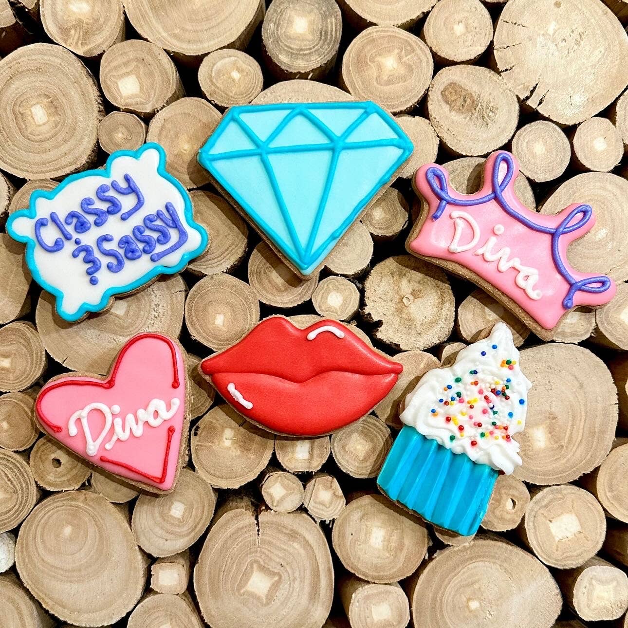 Diva Horse Cookie 6 pack