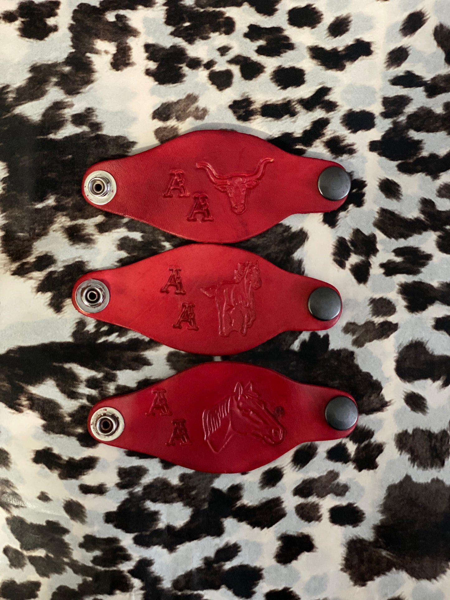 Wild Rag Leather Slides