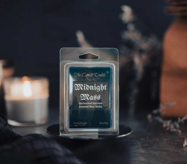 MIDNIGHT MASS - ENCHANTED INCENSE SCENTED WAX MELT 2 OZ