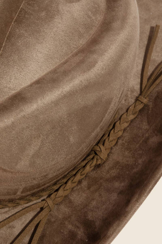 Rope Braid Strap Western Cowboy Hat