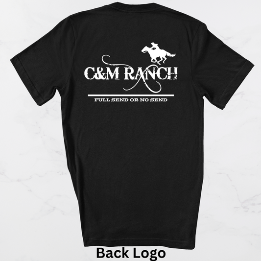 C&M Ranch Tee -Solid