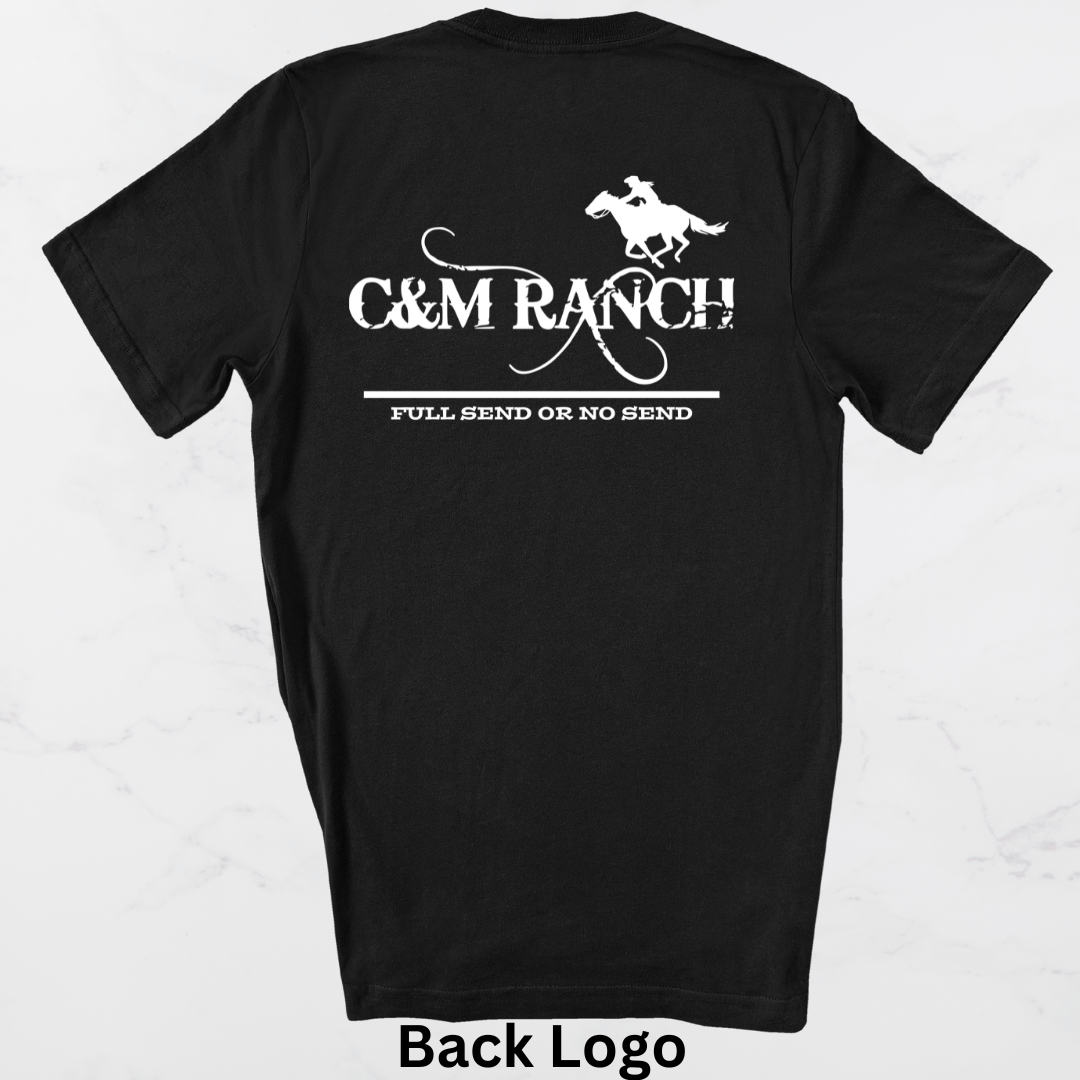 C&M Ranch Tee -Heather