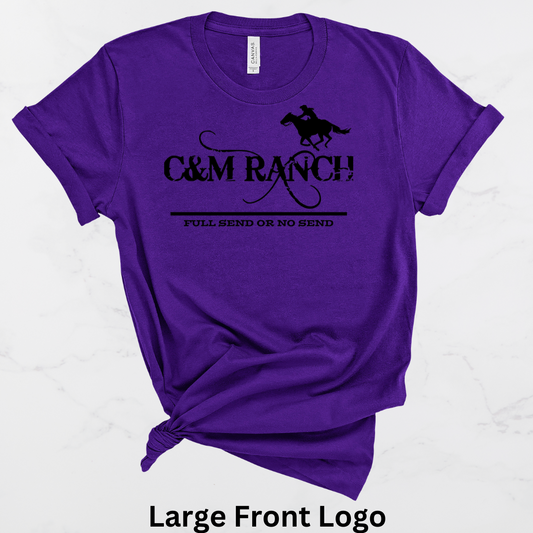 C&M Ranch Tee -Heather