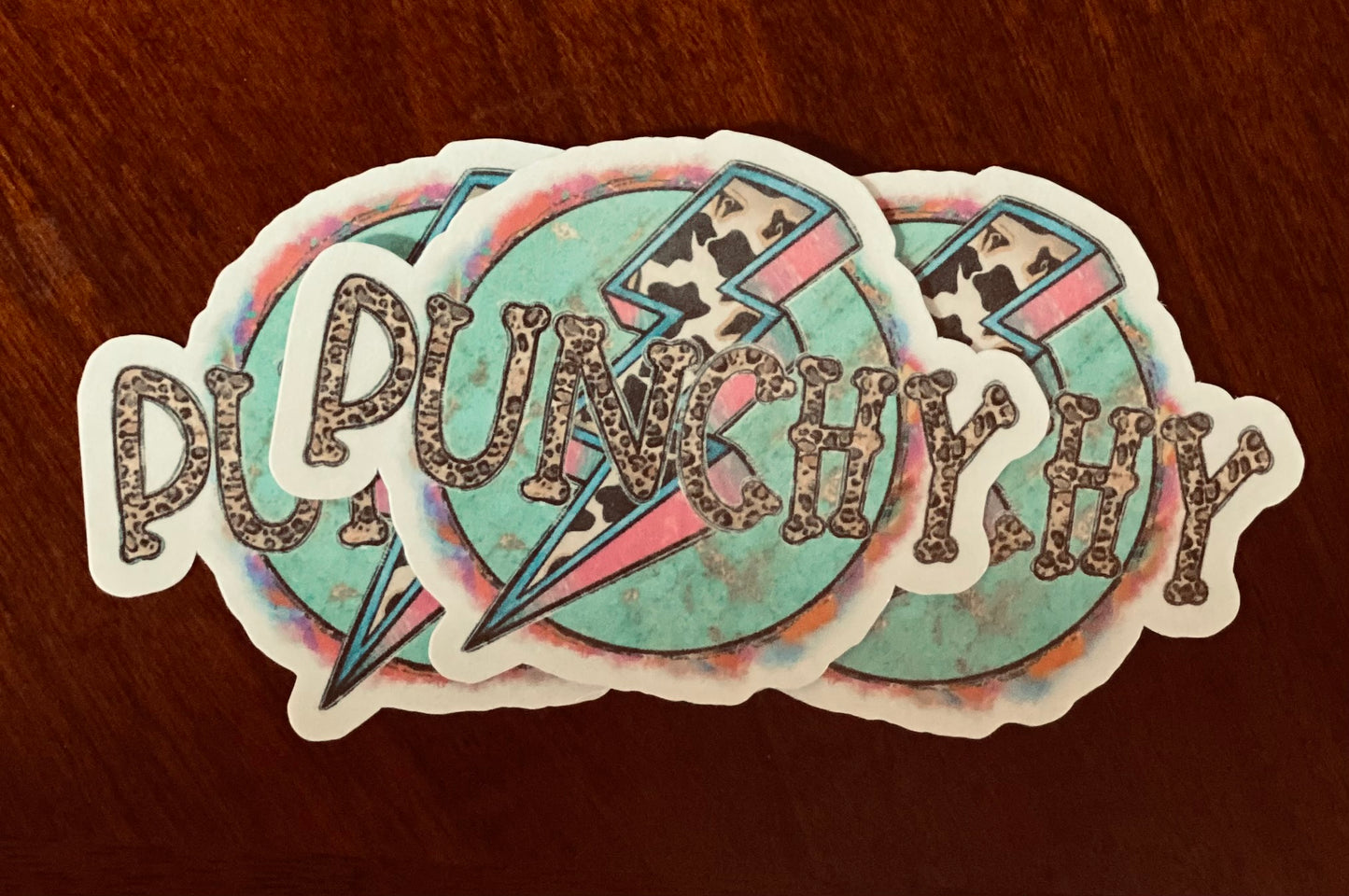 Punchy Lightning Bolt Sticker