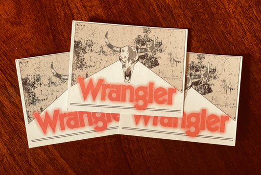 Wrangler Sticker