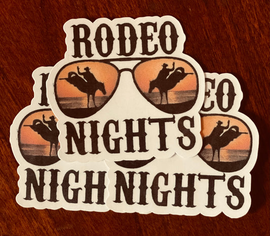 Rodeo Nights Sticker