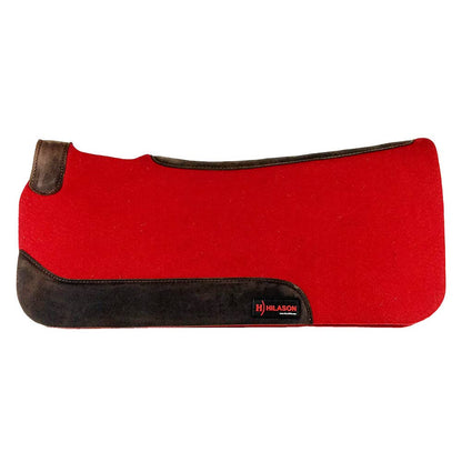 Red Western Wool Felt Horse Saddle Pad