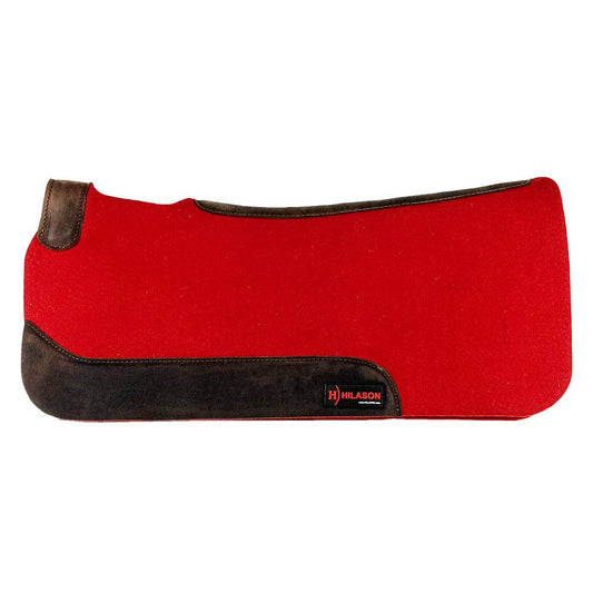 Red Western Wool Felt Horse Saddle Pad