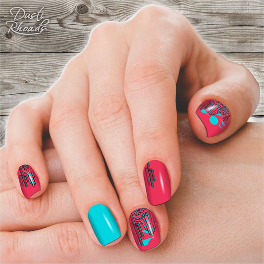 Electric Desert Nail Polish Strips