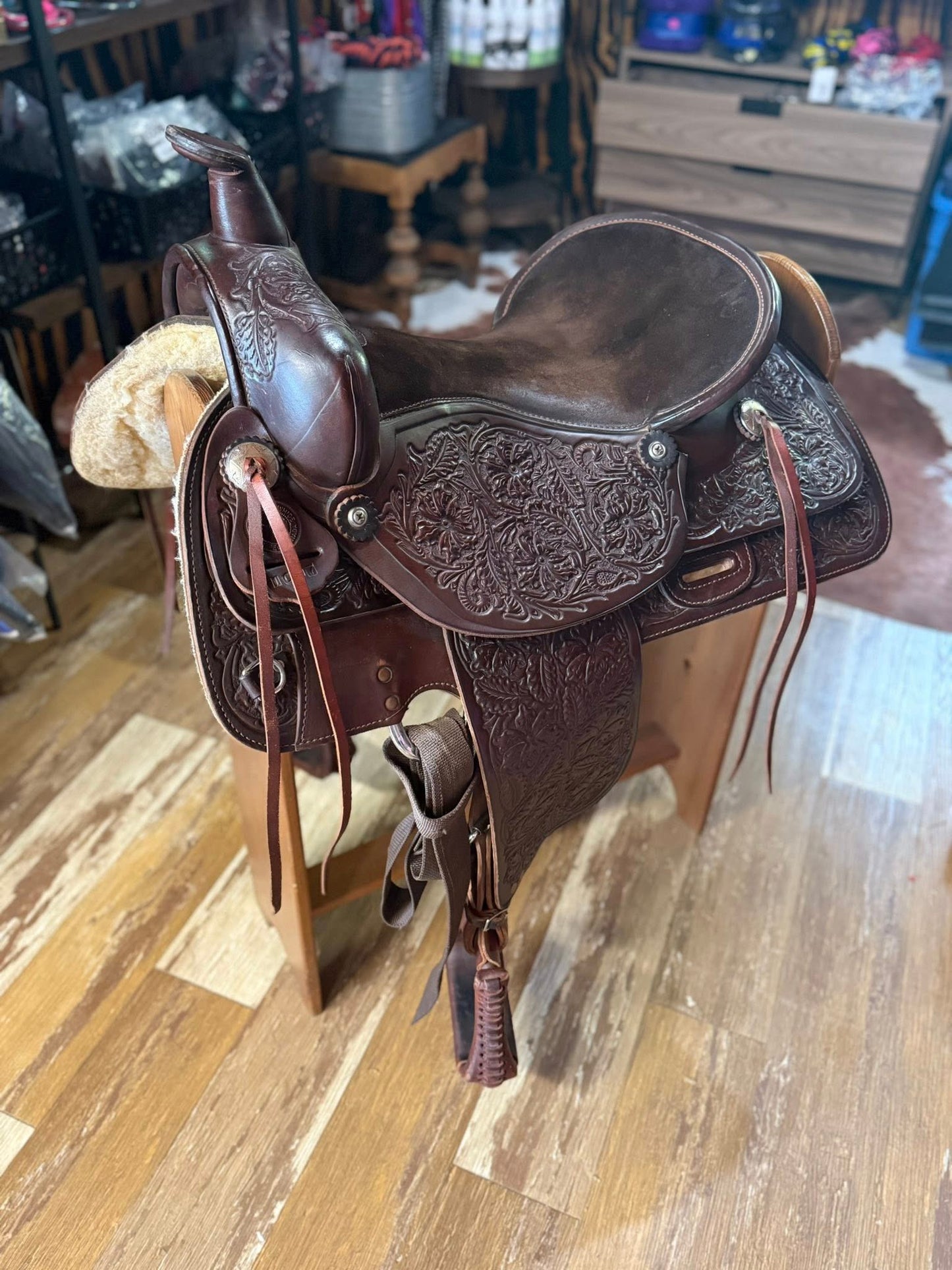 Western Rawhide Saddle - 17"