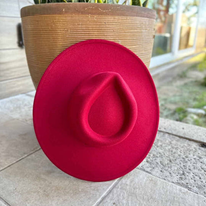 Felt Wide Brim hat