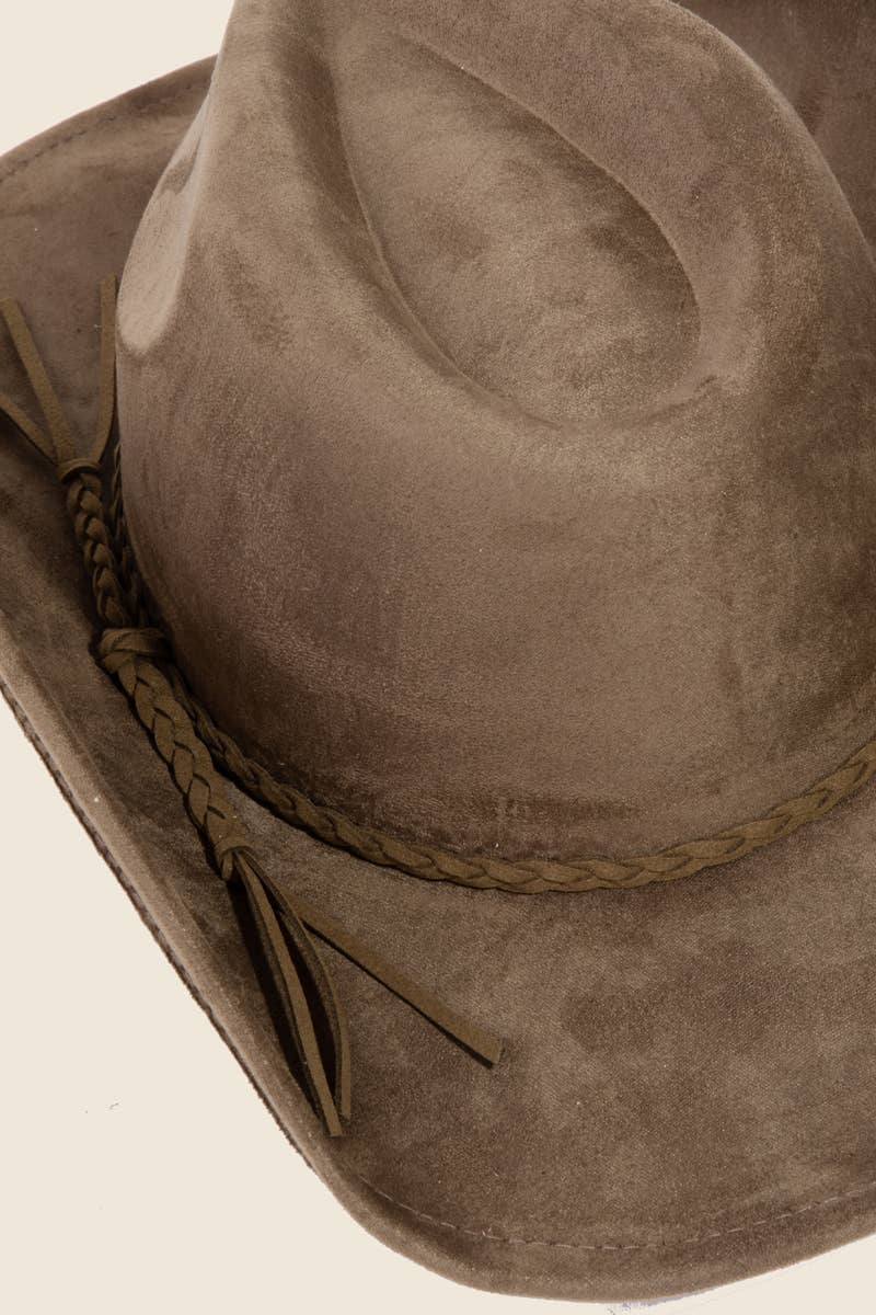 Rope Braid Strap Western Cowboy Hat