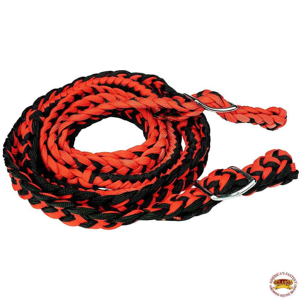 Braided Barrel / Roping Reins 8 ft