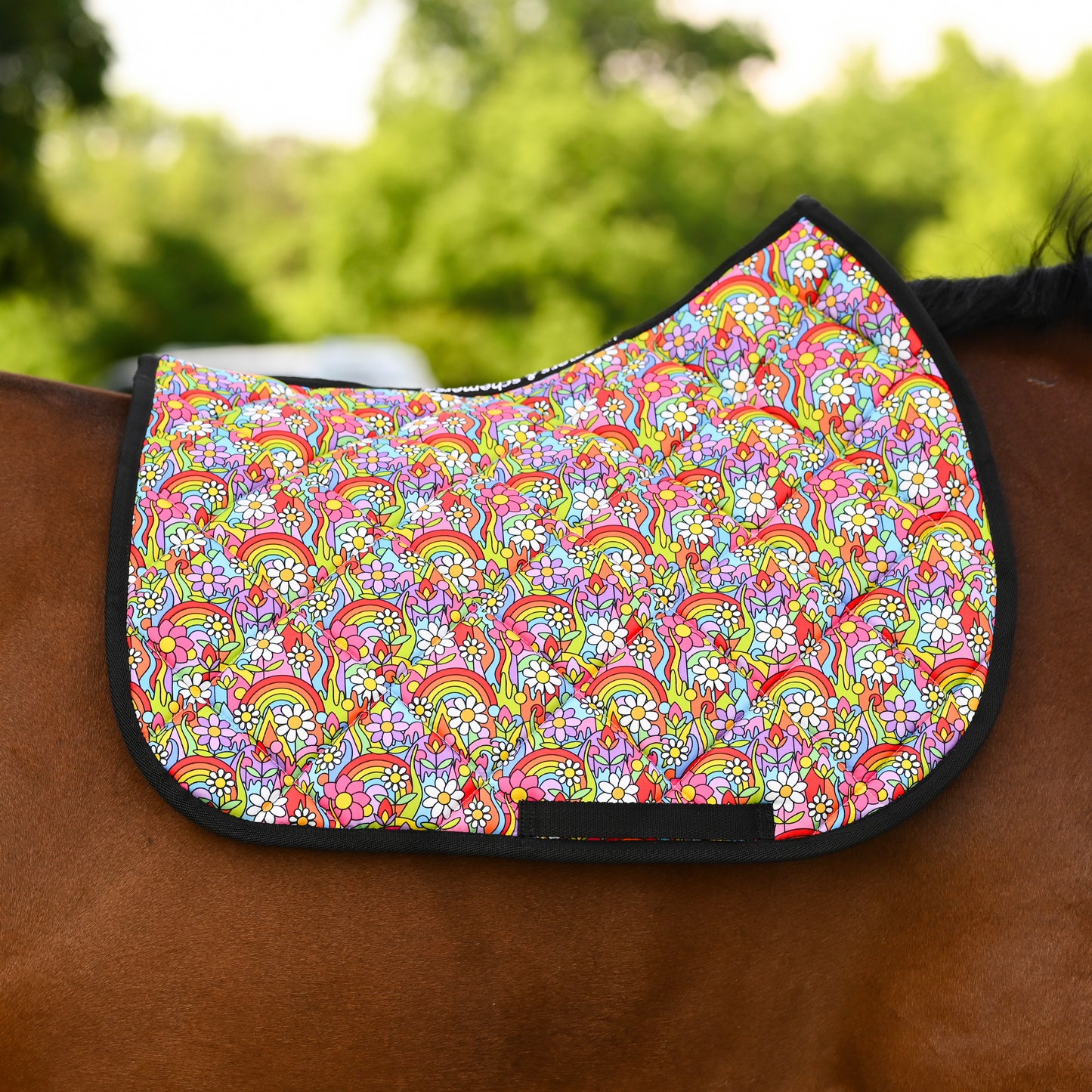 Rainbow Inferno Saddle Pad - PONY AP