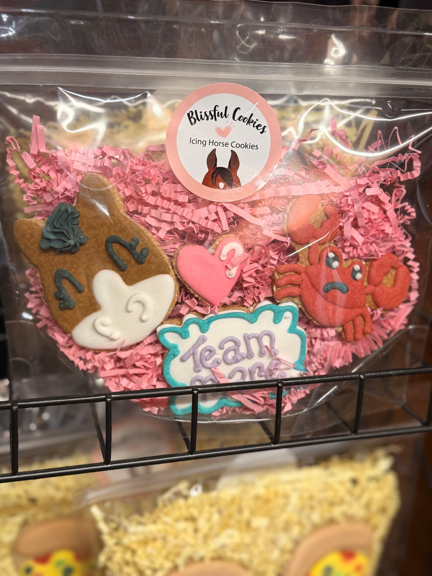Team Mare Horse Cookie 6 pack