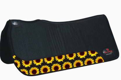 Western Horse 100% Wool Felt Saddle Pad -Patterns