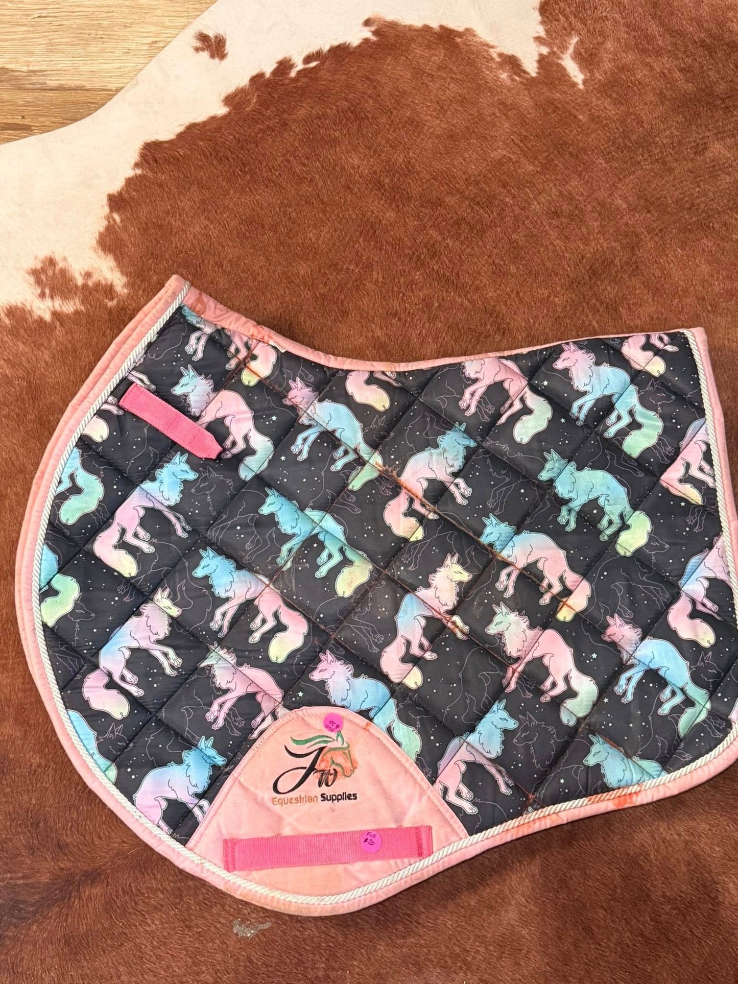 Horse Size Pad - Foxes