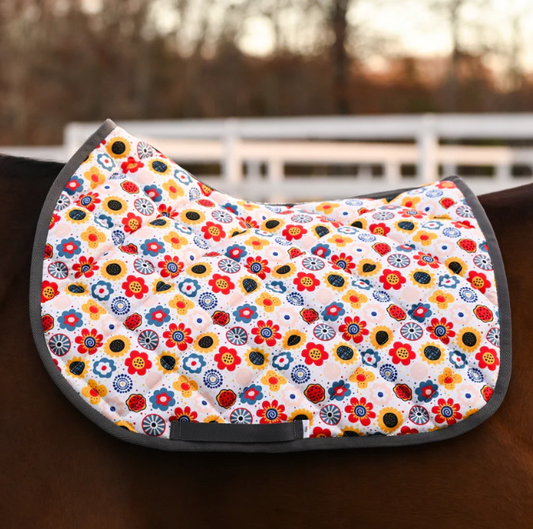 Wildflower Saddle Pad - FULL AP